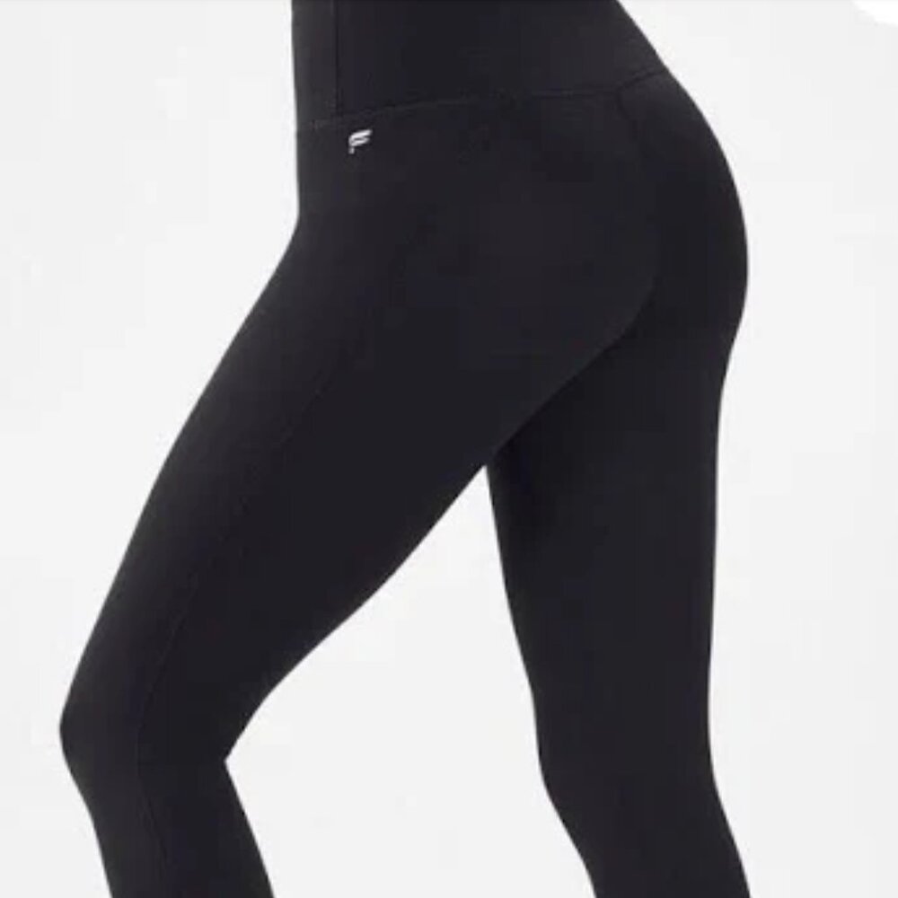 Fabletics - Mid Rise Black Capri - Brand New with Tags - Small